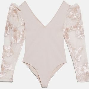 (NWT)⭐☀️ZARA TULLE BODYSUIT☀️⭐